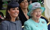Kate Middleton e a rainha Isabel II