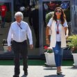 Fabiana Flose e  Bernie Ecclestone