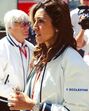 Fabiana Flose e  Bernie Ecclestone