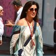 Fabiana Flose e  Bernie Ecclestone