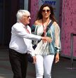 Fabiana Flose e  Bernie Ecclestone