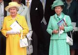 Isabel II e princesa Margarida