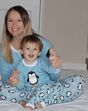 Mães, filhos, pijamas iguais 