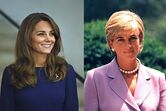 Kate Middleton e a princesa Diana