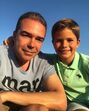 Nuno Santos e o filho