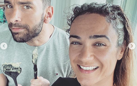 E esta? Em quarentena, Rui Patrício faz de cabeleireiro da mulher: "Se fizeres tudo com amor e focado, então será sempre feito na perfeição"