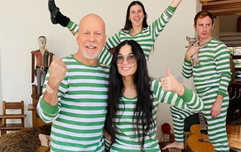 Filha de Bruce Willis explica porque é que o pai está em quarentena com Demi Moore e não... com a atual mulher