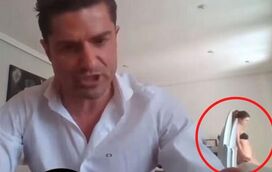 Bronca! Jornalista estava em direto quando se vê jovem seminua. Namorada... também viu e ficou de rastos