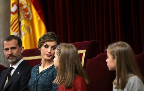 Letizia, Felipe VI, Sofia, Leonor