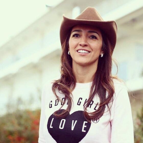 Fabiana Flose e  Bernie Ecclestone