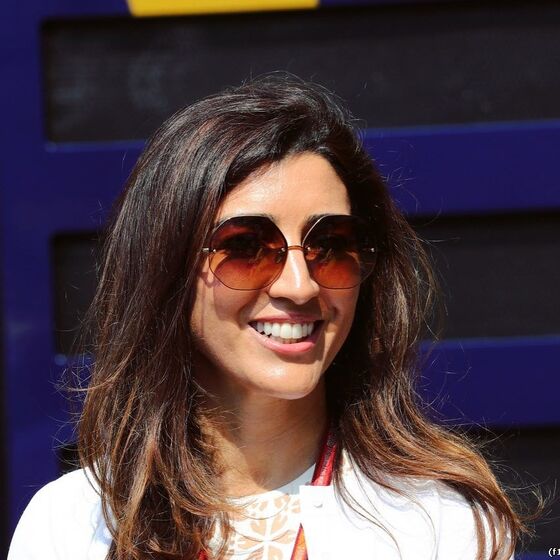 Fabiana Flose e  Bernie Ecclestone