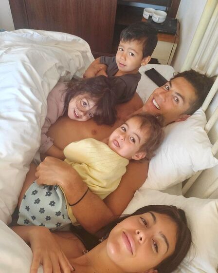 cristiano ronaldo, georgina rodriguez, alana martina, mateo, eva