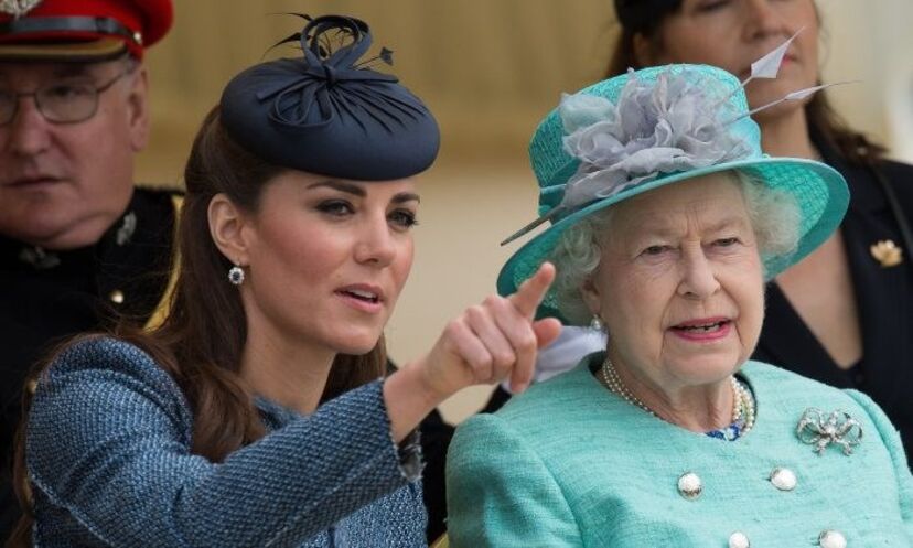 Kate Middleton e Isabel II