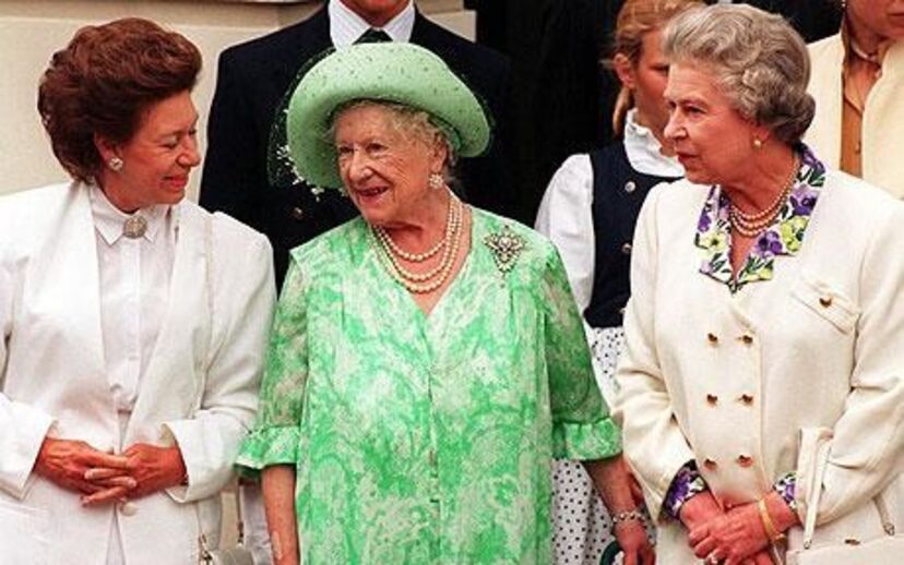 Isabel II e princesa Margarida