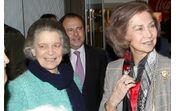 Rainha Sofia e a irmã, princesa Irene da Grécia