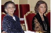 Rainha Sofia e a irmã, princesa Irene da Grécia