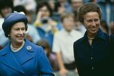 Princesa Ana e rainha Isabel II