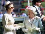 Princesa Ana e rainha Isabel II
