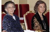 Rainha Sofia e a irmã, princesa Irene da Grécia