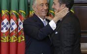 Marcelo Rebelo de Sousa com o filho, Nuno