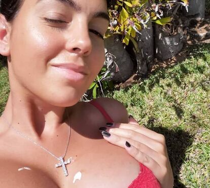 Sem vergonha! As imagens super sensuais do corpo que Georgina Rodriguez gosta de mostrar