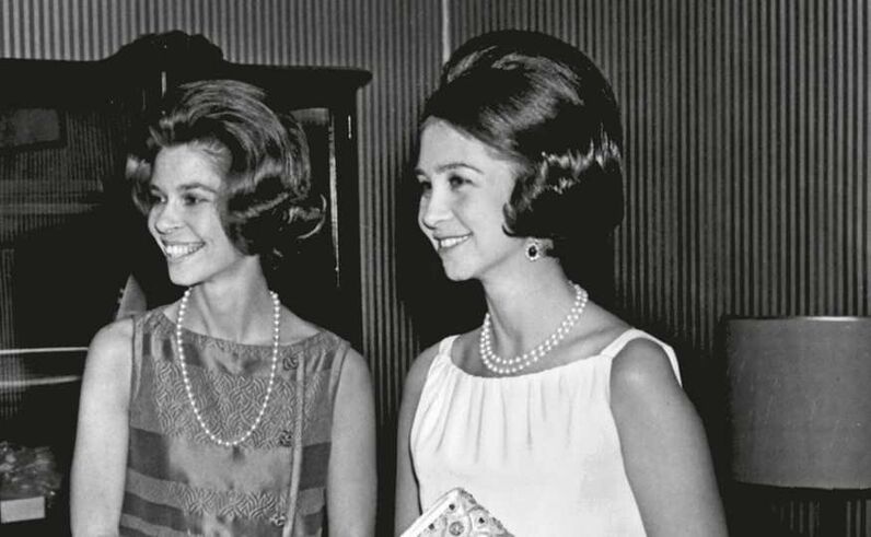 Rainha Sofia e a irmã, princesa Irene da Grécia
