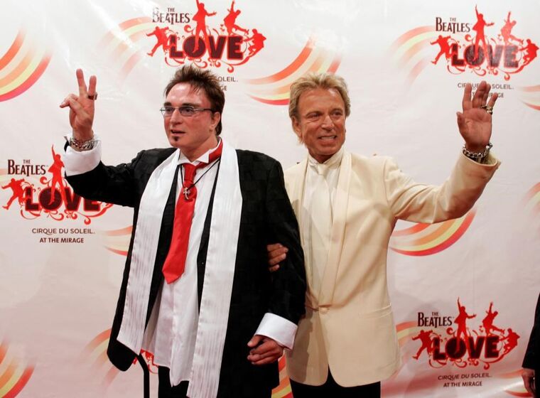 A dupla de ilusionistas Siegfried & Roy