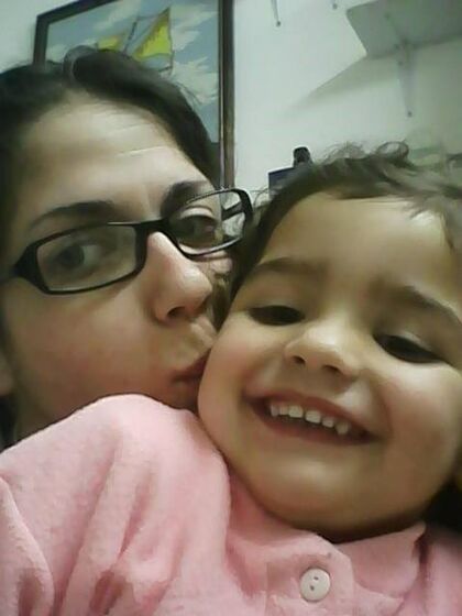 Valentina Fonseca com a mãe, Sónia