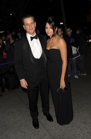 Matt Damon e a mulher, Luciana Barroso