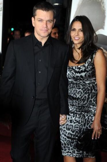 Matt Damon e a mulher, Luciana Barroso
