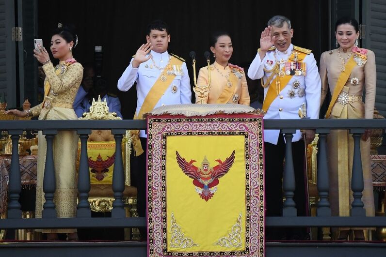 O príncipe herdeiro da Tailândia, Dipangkorn Rasmijoti Sirivibulyarajakumar, filho de Rama X