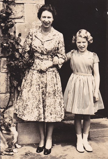 Princesa Ana e rainha Isabel II