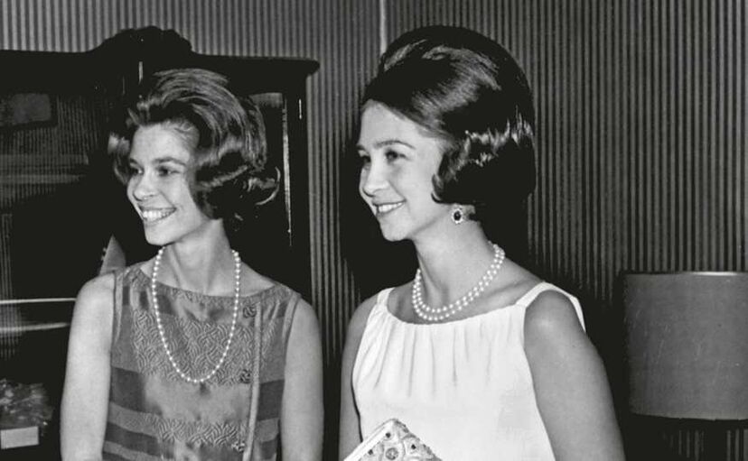 Rainha Sofia e a irmã, princesa Irene da Grécia