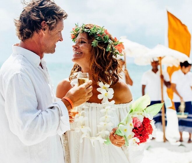 Liliana Campos, Rodrigo Herédia, casamento, Maldivas