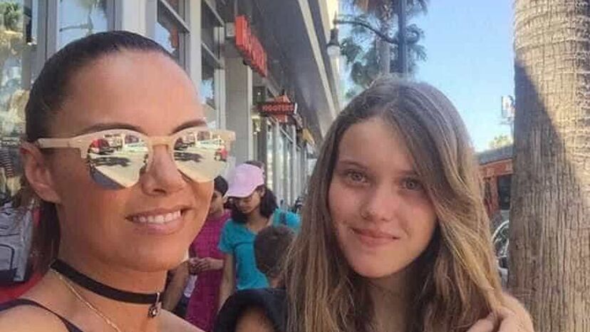 Iva Domingues e a filha, Carolina