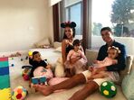 Cristiano Ronaldo e Georgina em casa