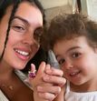 Georgina Rodríguez com os filhos