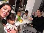 Cristiano Ronaldo e Georgina em casa