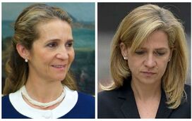 Não há paz na Zarzuela! Depois da zanga com Felipe, infanta Elena e infanta Cristina viram-se uma contra a outra