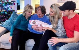 Filha do músico Chris de Burgh conseguiu engravidar de forma natural após 14 abortos espontâneos 