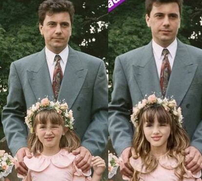 Ao que isto chegou! Estrela de reality usa photoshop numa foto sua... em criança!