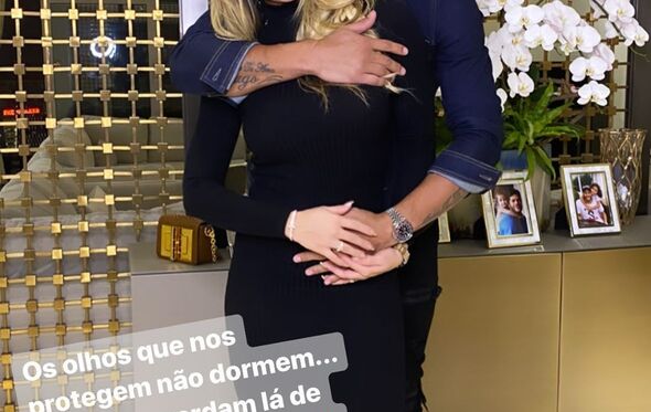 Hulk e Camila Ângelo