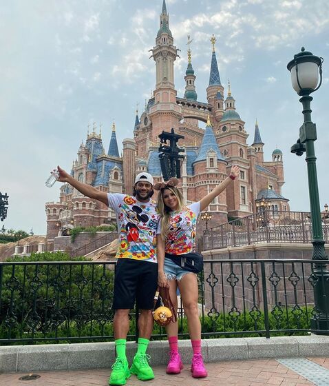 Hulk e Camila Ângelo