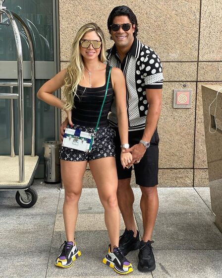 Hulk e Camila Ângelo