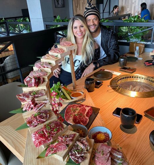 Hulk e Camila Ângelo