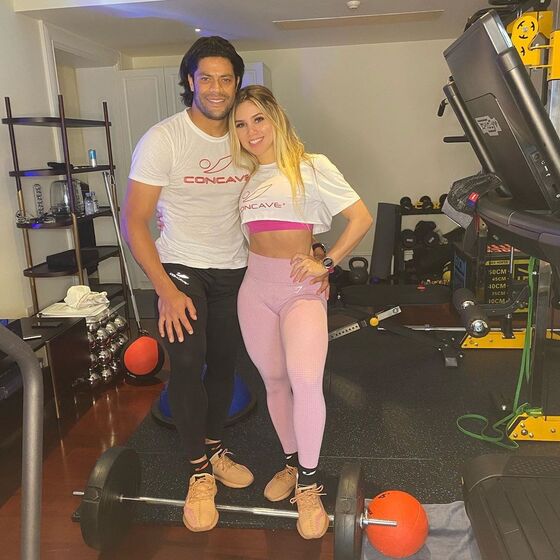 Hulk e Camila Ângelo