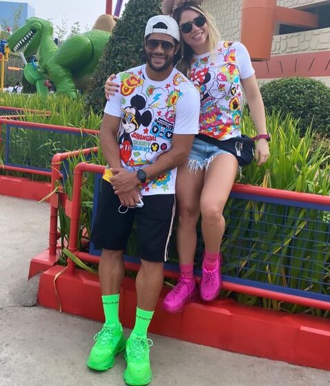 Hulk e Camila Ângelo