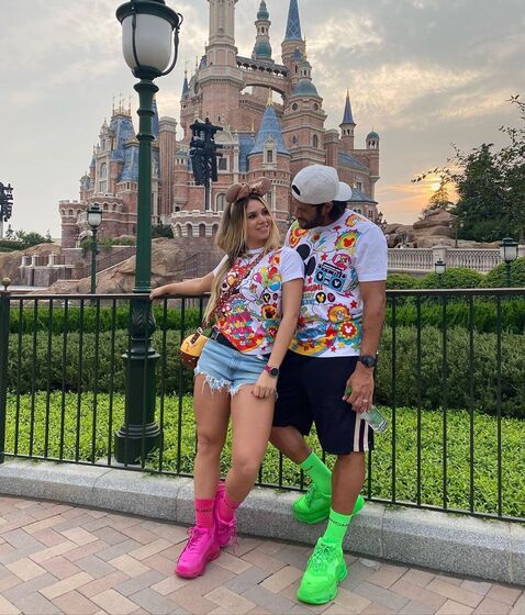 Hulk e Camila Ângelo