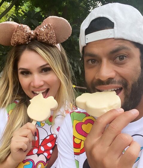 Hulk e Camila Ângelo