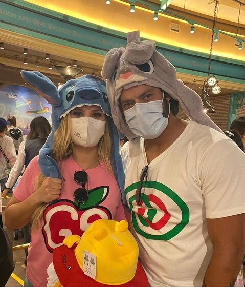 Hulk e Camila Ângelo